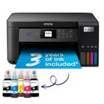 Epson EcoTank ET-2851 A4 Multifunction Air Print and Wi-Fi Ink Tank Printer with double sided printing, Up To 3 Years Of Ink Included