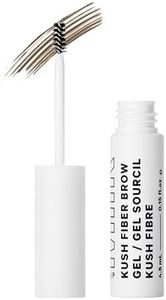 Milk Makeup KUSH Fiber Brow Gel, Herb (Medium Brown) - Thickening Brow Gel - Soft, Flexible Hold - Vegan, Cruelty Free