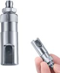 HamayuaZen 1 PCS Grease Gun Coupler Strong Grease Coupler Grease Gun Tip Push on Slotted Right Angle 90 Degree Grease Coupler with 1/8 inch NPT Threads for Farm Truck Auto Industrial Use