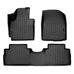 MAXLINER Floor Mats 2 Row Liner Set Black for 2014-2018 Kia Soul