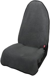 Leader Accessories Corduroy Seat Cover Waterproof Non-Slip Universal for Car SUV Front Seat Single Grey