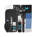 VSGO DKL-20 Professional Cameras Cleaning Kit with APS-C Sensor Cleaning Swabs Lens Pen Air Blower Compatible for Canon, Nikon, Pentax, Sony Lens DSLR Cameras (DKL-20(20-in-1 Kit with APS-C swabs)))