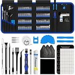 KIROGILY 150 in 1 Precision Screwdriver Set, Computer Repair Tool Kit, Small Screwdriver for Electronics PC Laptop MacBook Cell Phone iPhone Nintendo Switch PS4 PS5 Xbox Controller(Blue)