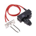 Aupoko Double Ignition Kit Electronic Igniter, Propane Gas Grill Igniters with Double Ignition Electrode, 450 mm High Spark Plug Wire, Fits for Gas Fireplace & Oven & Heater & Kitchen lgniter