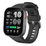 Amazfit Bip Max 50mm Smart Watch, 2.07" AMOLED Display, 20 Days Battery, GPS, 4GB Storage, Offline Maps, Hybrid Training, 150+ Sports, HYROX Mode, Fitness Tracker for Android & iPhone