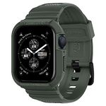 Spigen Rugged Armor Pro Designed for Apple Watch Case with Band Series 9/8/SE2/7/6/SE/5/4 45mm/44mm - Military Green