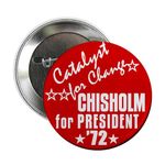 CafePress Chisholm Button 2.25" Button, White, One Size