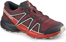 SALOMON Kid's Speedcross J Trail Running Shoes, Red Dahlia/Cherry Tomato/Vanilla Ice, 1