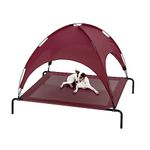 Elevated Dog Bed, Jongee Cooling Raised Pet Cot, Large Outdoor Dog Tent for Camping, Dog Beds for Medium/Large Dog,Waterproof Canopy Shade Tent,122 X 89 X 96 CM