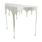 Deco 79 Console Table, Silver