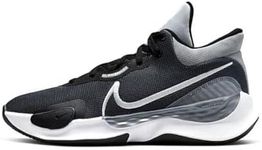 Nike Mens Renew Elevate III Basketball Shoes Black/Wolf Grey/Cool Grey/White Size 13