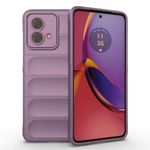 SEAHAI Case for Motorola Moto G84 5G, Sturdy Shockproof Case Soft Silicone Airbag Design Rubber Cover Heavy Duty Protection Ultra Thin Cover - Light Purple