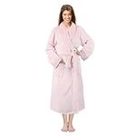 LINENOVA Fleece Flannel Robe Night 