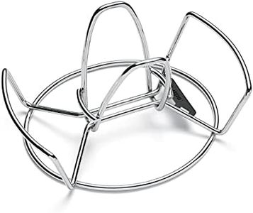 Weber Support de Cuisson pour Poulet - Support de Cuisson pour Barbecue en Inox, Idéal pour Volailles Grillées, Poignées Arrondies Pratiques - (6482)