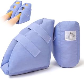JGTYJE Heel Protectors Pillows for Pressure Sores, Adjustable Bed Sore Protector Boot Surgery Recovery Supplies for Elderly Bedridden Pressure Ulcer Ankle Pillow Heel Cushion for Feet