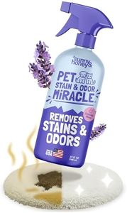 Sunny & Honey Pet Stain & Odor Miracle - 32 Fl Oz, Light Lavender Scent - Carpet Stain Remover & Urine Odor Eliminator - Upholstery Cleaner Spray - Enzyme Formula for Upholstery, Couch & Mattress