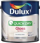 Dulux Quick Dry Gloss Pure Brilliant White 2.5L [Misc.]