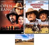 Robert Duvall Western Double Feature Broken Trail & Open Range 2 DVD Set New