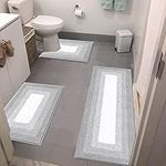 Bsmathom Bathroom Rugs Sets 3 Piece