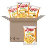 Sensible Portions Garden Veggie Straws, Cheddar Cheese Snack Pack of 24 