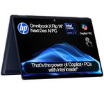 HP OmniBook X Flip 2-in-1 Next Gen AI 14" Laptop | CoPilot+ PC | Intel® Core™ Ultra 7-256V Processor | 16GB RAM | 1TB SSD | Intel Arc™ 140V Graphics | 2K OLED Touchscreen | Windows 11 | 14-fm0006sa