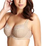 Panache Women's Envy Full Cup Everyday Bra, Beige (Nude), 34GG