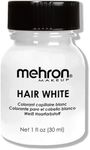 Mehron Makeup Hair White with Brush (1 oz)