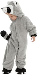 Baby Raccoon Costume, Infant Animal Onesie, Toddler Cosplay Boy Girl 912