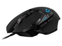 Logitech G G502 HERO High Performance Wired Gaming Mouse, HERO 25K Sensor, 25,600 DPI, RGB, Adjustable Weights, 11 Programmable Buttons, On-Board Memory, PC/Mac - Black