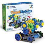 Learning Resources Gears Gears Gears Treadmobiles, STEM, Building Set, 108 Pieces, Ages 5+