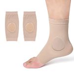 Ankle Malleolar Gel Sleeves, Padded Skate Sock with Ankle Bone Pads, Ankle protector & Cushion for Figure Skating, Hockey, Inline, Roller, Ski, Hiking or Riding Boots, Skateboard Accessories