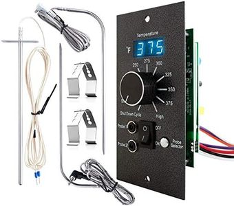 Digital Pro Controller for Traeger Grill Parts Control Panel Replacement with Meat Probes and Thermostat Board Sensor