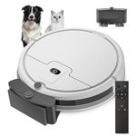 ENCHE Robot Vacuum,Upgraded 2900Pa Slim Robotic Vacuum, 120Mins Max, Tangle Free, Automatic, Quiet Cleaning Robot Vacuum Cleaner for Pet Hairs,Dust & Hardwood Floors