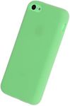 doupi PureColor Silicone Protective Case for iPhone 5C, SolidFit All-Round Protective Rubber Shell Bumper Case Cover Green