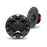 BOSS Audio Systems CH6530B Chaos Series 6.5 Inch Car Door Speakers - 300 Watts Max (per Pair), Coaxial, 3 Way, Full Range, 4 Ohms, Sold in Pairs, Bocinas para Carro