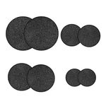 Dajiaxingxing 8 Pcs Felt Plant Saucer Plant Saucers 4/6/ 8/10 Inch Plant Trays Dark Grey Flower Pot Coaster Mats Durable Planting Coasters Round Absorbent Coaster Mats for Indoors and Outdoor