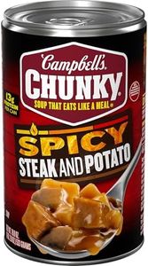 Campbell's Chunky Soup, Spicy Steak and Potato Soup, 18.8 oz Can