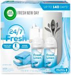 Air Wick Automatic Air Freshener Spray Starter Kit (Gadget + Refill), Fresh Linen, Air Freshener, Essential Oils