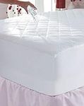 Waterproof Quilted Mattress Protector for Bunk Beds (76 x 190 +30 cm) - Deep Fitted Sheet with Anti-Dust Mite Polycotton Cover, Fits 30 cm Deep Mattresses (White)