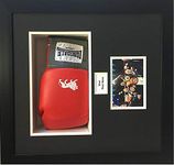 Kwik Picture Framing Ltd Frame Display Case For Signed Boxing Glove With Choice of Frame Colours - black mount with White lip