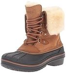 crocs Women's AllCast II Luxe Snow Boot, Wheat, 5 M US