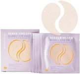 Patchology Serve Chilled Bubbly Eye Gels with Niacinamide, Hydrating Under Eye Patches with Niacinamide and Vitamin C, Under Eye Gel Pads with Gel Technology, Facial Skin Care Products - 5 Pairs