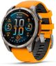 Garmin fēnix® 8 – 47 mm, AMOLED, Sapphire, Premium Multisport GPS Smartwatch, Long-Lasting Battery Life, Dive-Rated, Built-in LED Flashlight, Titanium with Spark Orange/Graphite Band