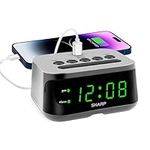Sharp Digital Alarm Clock with Supe