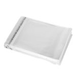 100 Clear Cellophane Cello Bags 10 x 14" Garment Display Self Adhesive Peel Seal Plastic Bags For FBA