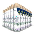 Glade Air Freshener, Aerosol Room Spray, Eucalyptus & Lavender, Pack of 12 (12 x 300ml)