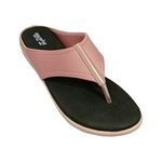 HEALTH FIT Ortho & Diabetic Soft Women's Slippers UK-9 Peach New