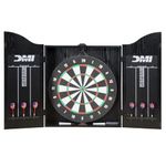 DMI Sports Recreational Dartboard Cabinet Set - Includes Dartboard, Two Dart Sets, and Traditional Chalk Scoring