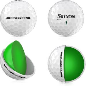 Srixon Soft Feel Golf Balls, White – Premium Distance & Control