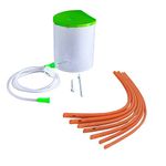 Widely Pure PVC Anema Pot Satvik for home use 1500ml and 7 Anema Rubber tubes with user manual